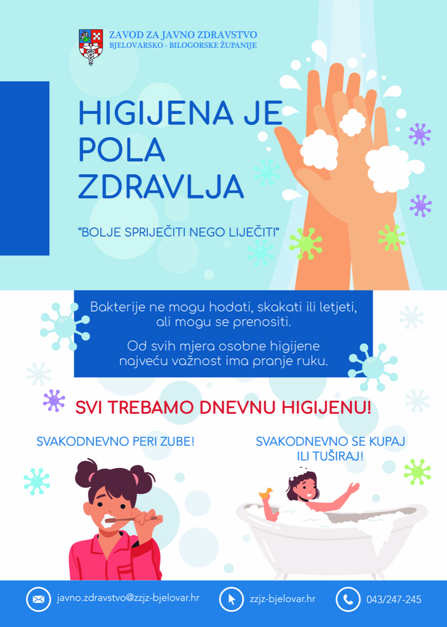 Letak A5-Higijena je pola zdravlja